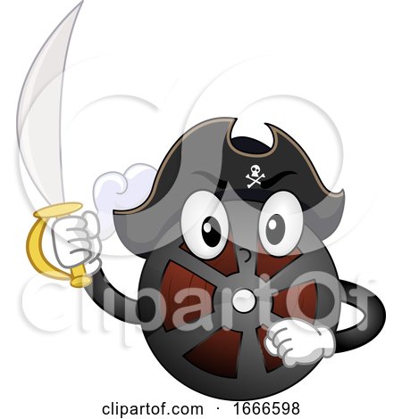 Mascot Film Piracy Illustration by BNP Design Studio