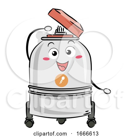 Sperm Bank Mascot Illustration by BNP Design Studio