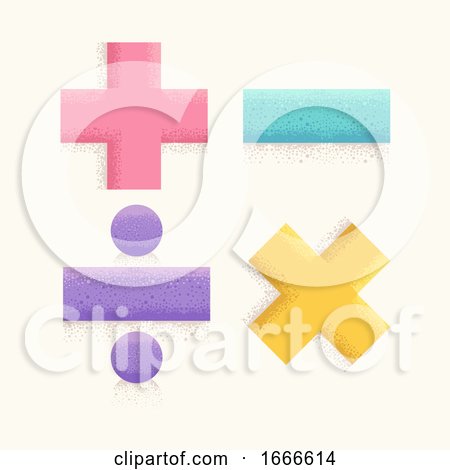 Math Operator Symbols Illustration by BNP Design Studio