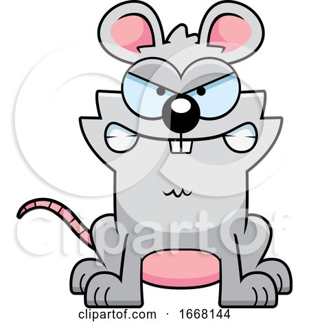 Cartoon Mad Mouse by Cory Thoman