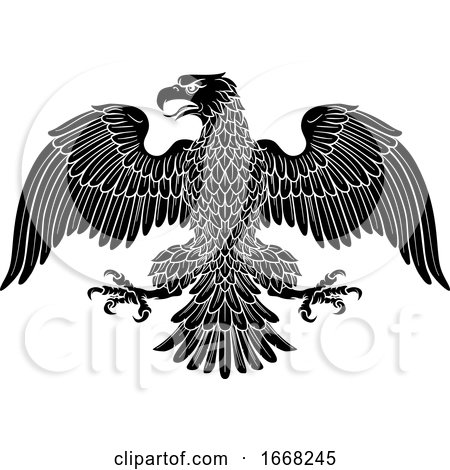 Eagle Imperial Heraldic Symbol by AtStockIllustration