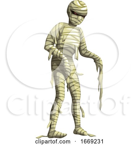 Walking Mummy by Vector Tradition SM