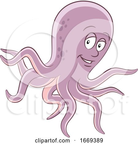 Cartoon Octopus by cidepix