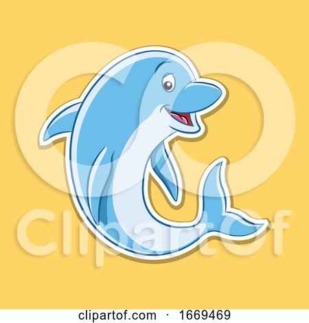 Cartoon Dolphin by cidepix