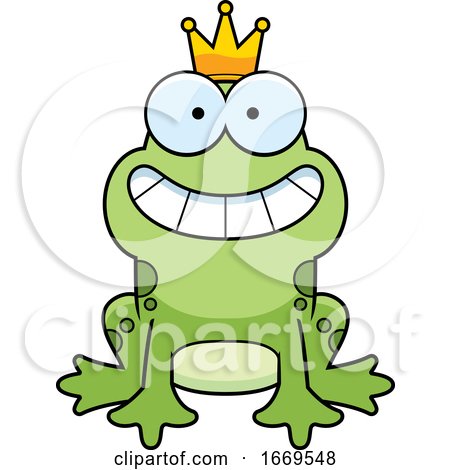 Cartoon Prince Frog by Cory Thoman
