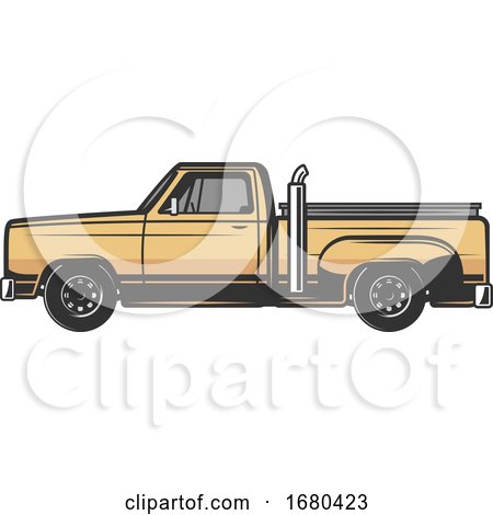 Pickup Truck by Vector Tradition SM