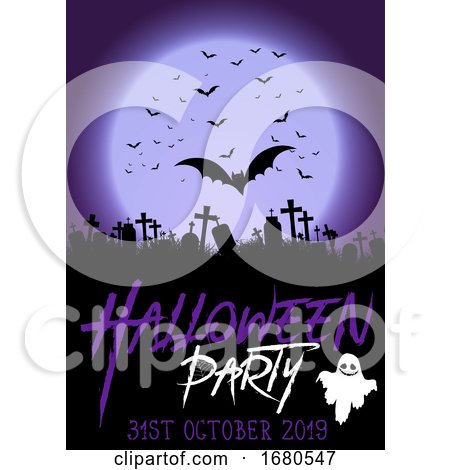 Background for Halloween Party Poster by KJ Pargeter