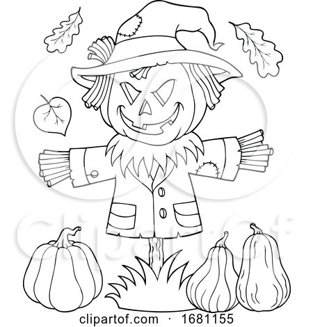 Halloween Scarecrow by visekart
