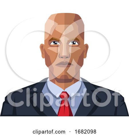 Bald Young Guy Wearing a Suite by Morphart Creations