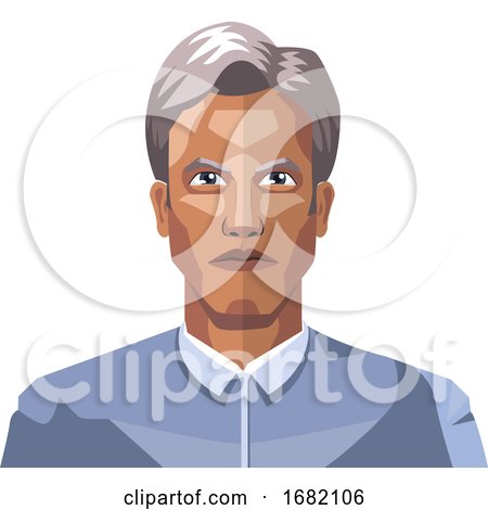 Older Man with Grey Hair by Morphart Creations