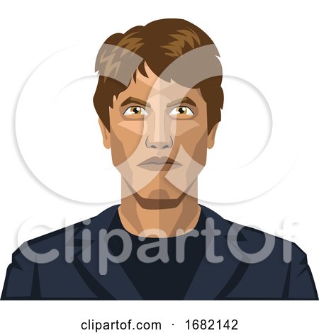Man with Short Brown Hair by Morphart Creations