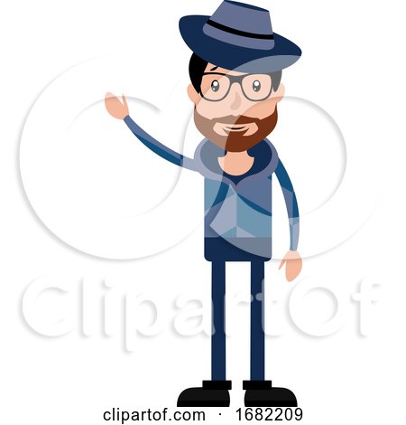 Funny and Cool Cartoon Guy in Casual Clothes by Morphart Creations