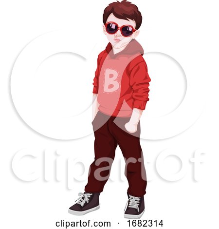 Boy Wearing Sunglasses by Morphart Creations