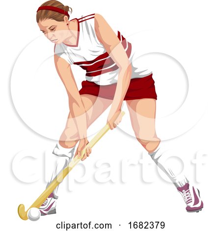 Female Hockey Player by Morphart Creations