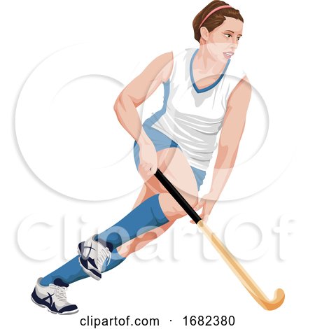 Female Hockey Player by Morphart Creations