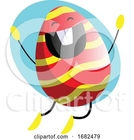 Easter Egg Jumping from Happiness Illustration Web by Morphart Creations