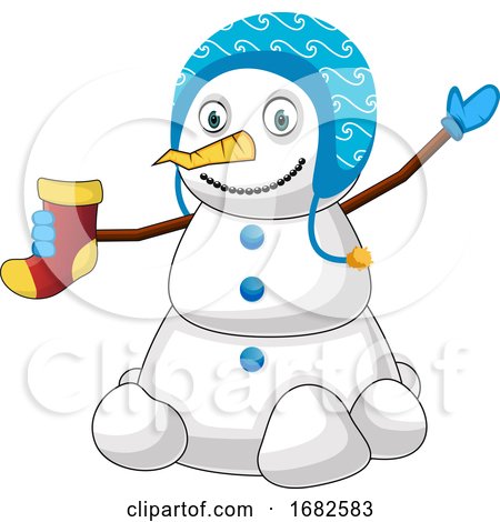 Snowman with Sock by Morphart Creations