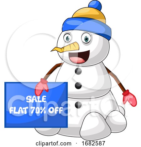 Snowman on Sale by Morphart Creations