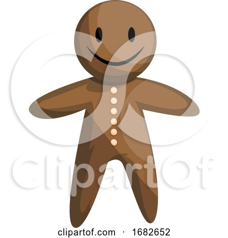 Christmas Gingerbread Man by Morphart Creations