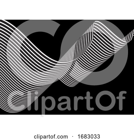 Abstract Background with Flowing Stripes by KJ Pargeter