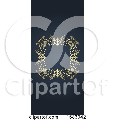 Banner with Elegant Frame Design by KJ Pargeter