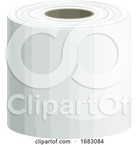 Roll of Toilet Paper by Vector Tradition SM