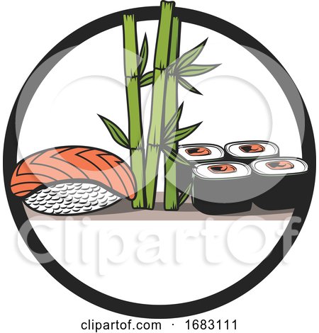 Japanese Sushi Design by Vector Tradition SM