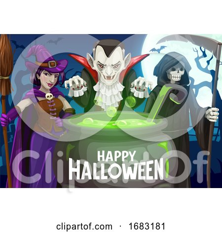 Halloween Greeting by Vector Tradition SM