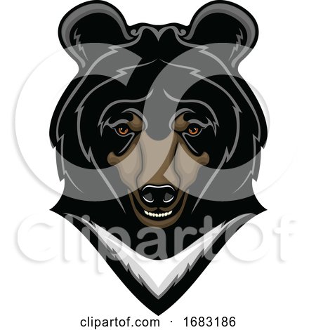 Himalayan Bear Mascot by Vector Tradition SM