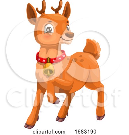 Cute Reindeer by Vector Tradition SM