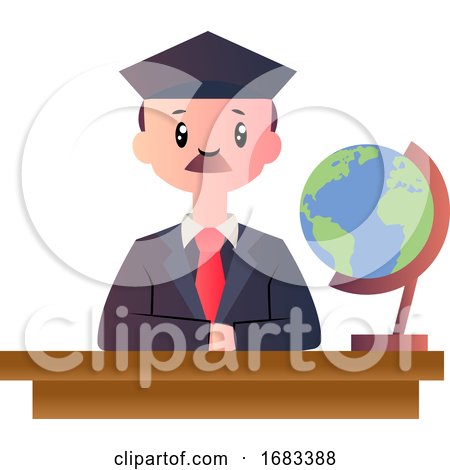 Cartoon Male Student by Morphart Creations