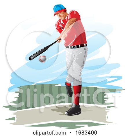 Baseball Player, Illustration by Morphart Creations