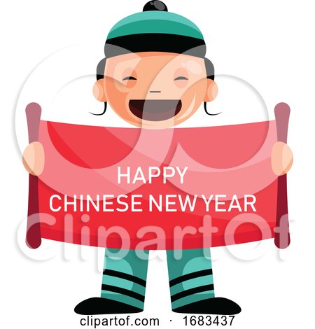 Cute Cartoon Chinese Boy by Morphart Creations