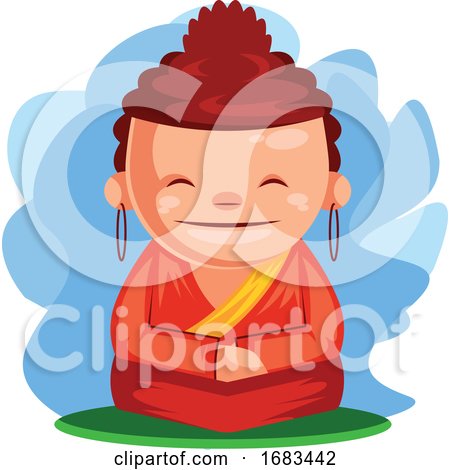 Buddha Wishes You Happy Chinese New Year by Morphart Creations