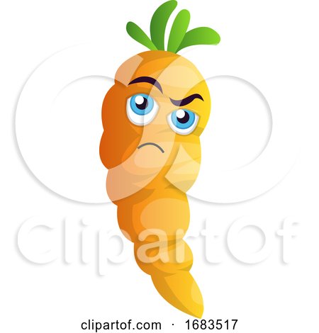 Angry Cartoon Carrot by Morphart Creations