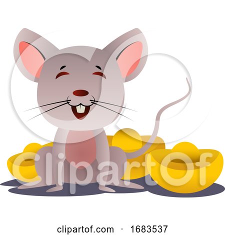 Cartoon Chinese Mouse by Morphart Creations
