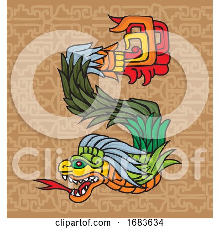 Mayan Dragon, Illustration by Morphart Creations