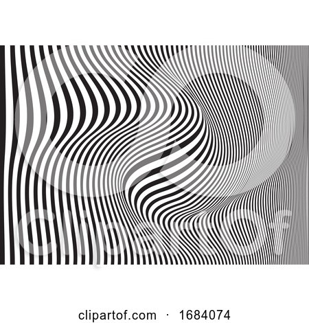 Swirled Striped Background by KJ Pargeter