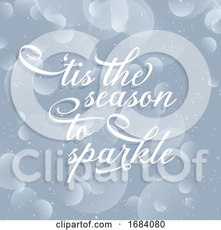 Tis the Season to Sparkle Typography Design by KJ Pargeter