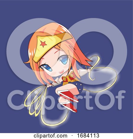 Manga Wonder Girl by mayawizard101