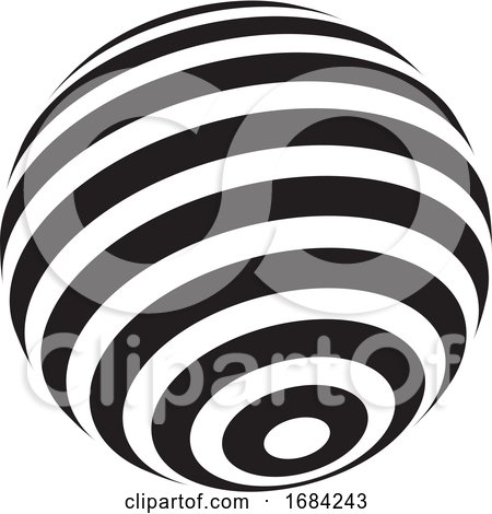 Striped Spherical Design by KJ Pargeter