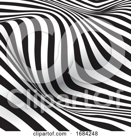Optical Illusion Striped Background by KJ Pargeter