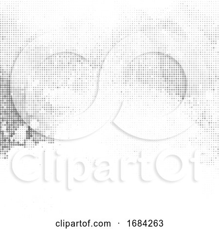 Halftone Dots Abstract Background by KJ Pargeter