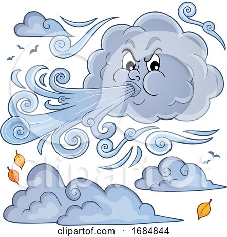Cloud Blowing a Wind Storm by visekart #1684844