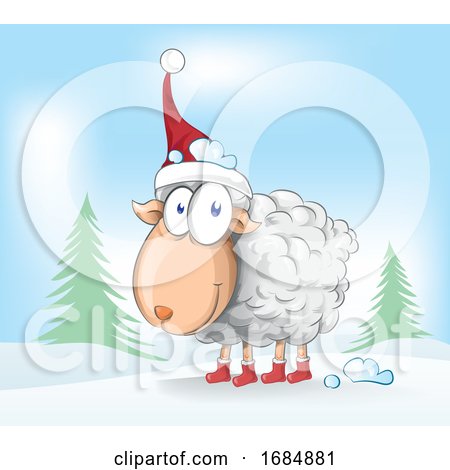 Christmas Sheep by Domenico Condello