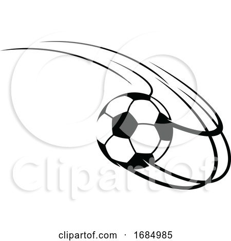 Flying Soccer Ball by Vector Tradition SM