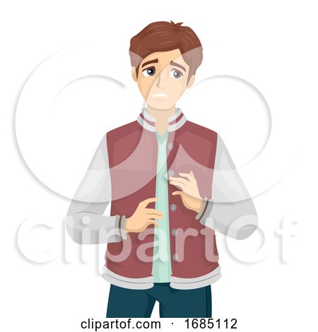 Teen Boy Anxious Illustration by BNP Design Studio