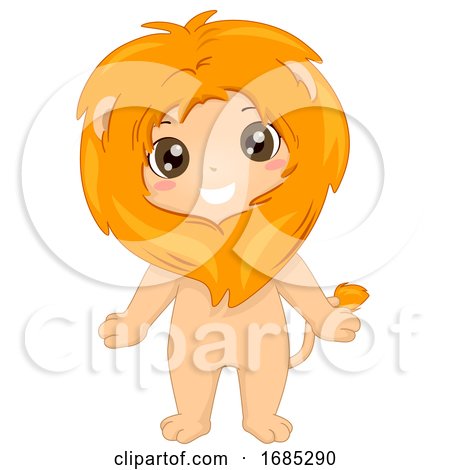 Kid Boy Animal Safari Costume Lion Illustration by BNP Design Studio