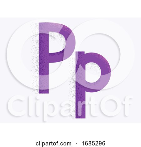 Letter Alphabet P Illustration by BNP Design Studio
