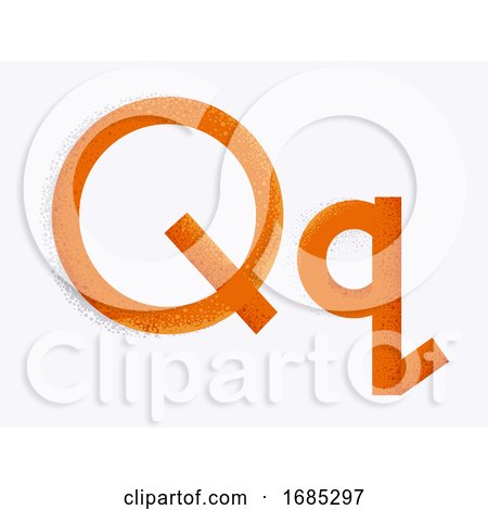 Letter Alphabet Q Illustration by BNP Design Studio